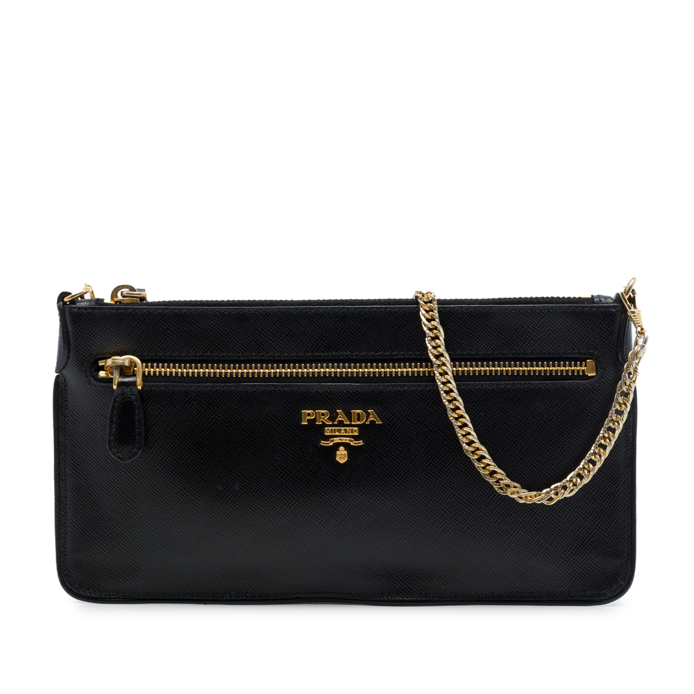 Pre-Loved Prada Saffiano Lux Top Zip Crossbody